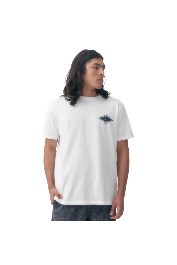 Quiksilver Remera BEACH BLAST Hombre - Blanco Blanco