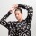 Buzo animal print tejido Black/beige