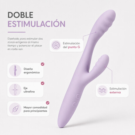 Vibrador Rabbit Ultra Fino Control APP Usb Con Calefacción Vibrador Rabbit Ultra Fino Control APP Usb Con Calefacción