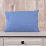 Funda Matelaseada Premium Basic Celeste 50x70