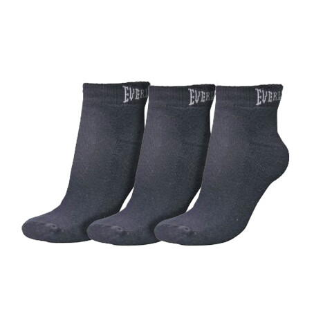 MEDIA EVERLAST 9-11 RAS BK (SET 3) NEGRO