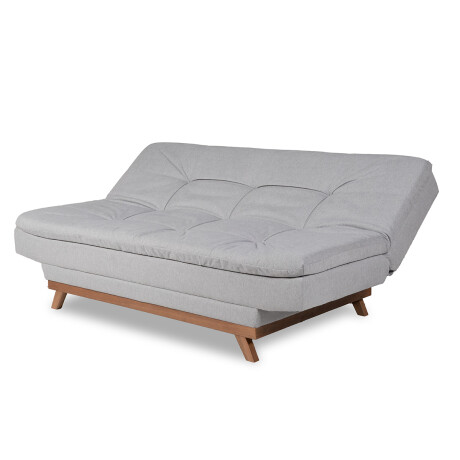 Sofá Cama Turim - Tela Microfibra 2159 (Gris)