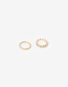 Sets Anillos Metal Set De Anillos Metal Con Strass - Dorado