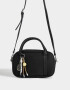 Bowling Cartera Bowling Con Charm - Negro