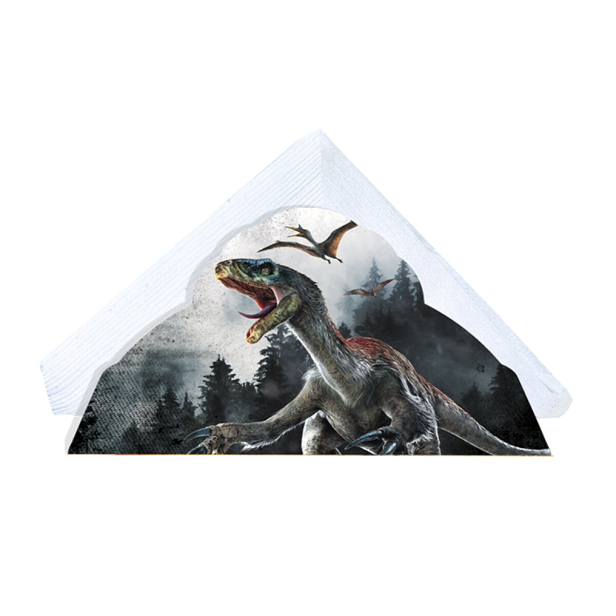 Servilletero con 15 Servilletas Jurassic World 