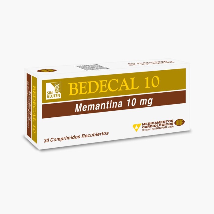BEDECAL MEMANTINA 10 MG. CJ X 30 COMP. única