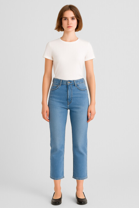 Pantalon Cipa Azul Grisaceo