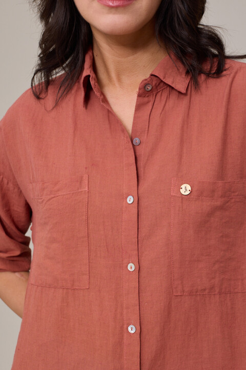 CAMISA BLAISE POLANCO Naranja