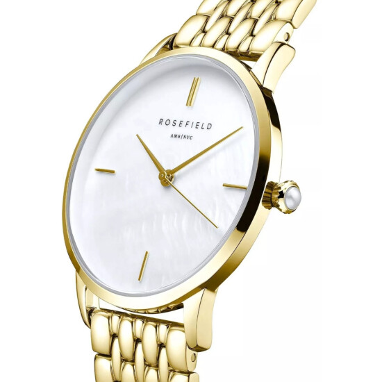 Reloj ROSEFIELD THE PEARL EDIT Acero Dorado Esfera 36mm 0