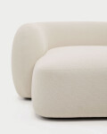 Sofá modular Martina 3 plazas de chenilla con chaise longue derecho color crudo 287 cm Sofá modular Martina 3 plazas de chenilla con chaise longue derecho color crudo 287 cm
