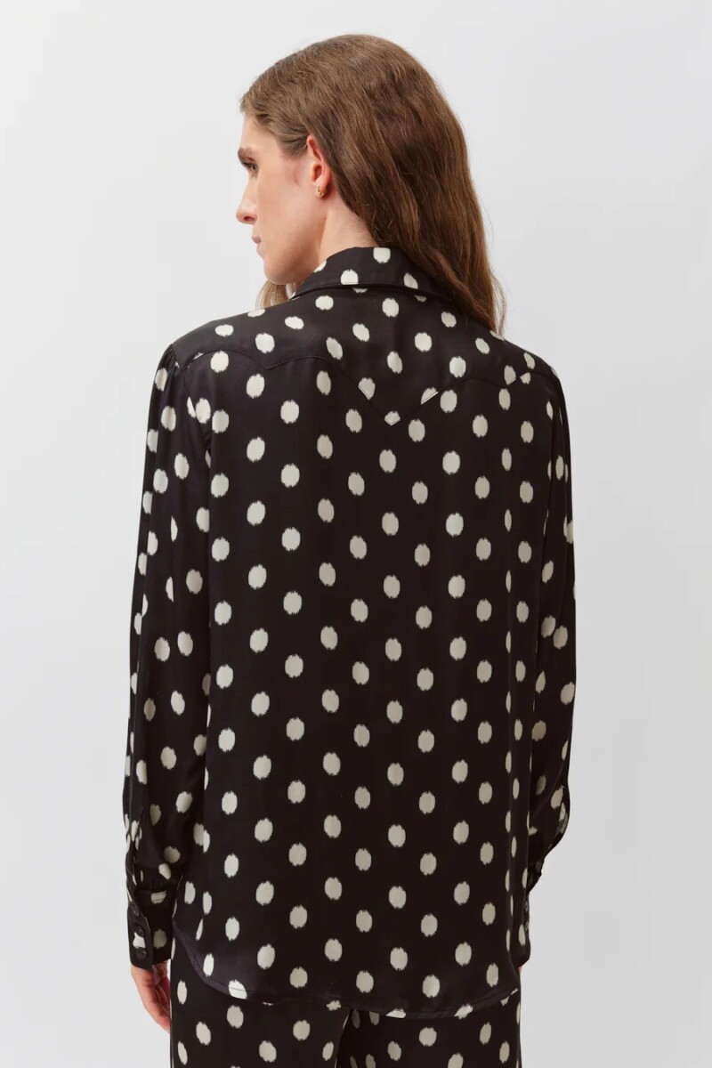 CAMISA COSTELINA Negro