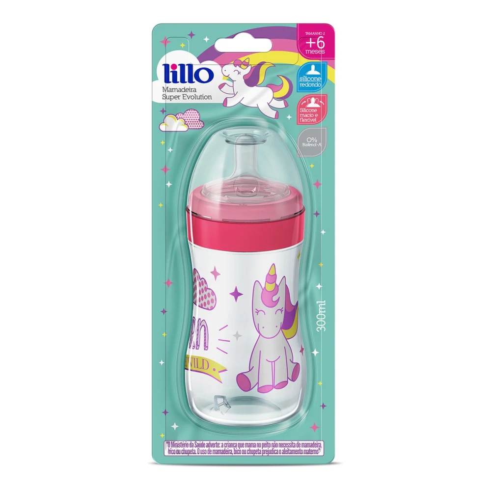 LILLO BIB SUPER EVOLU MAGIA ROSA 300 ML.