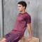 T-SHIRT MC MEN TRNG C-REC II gris glacie BORDO