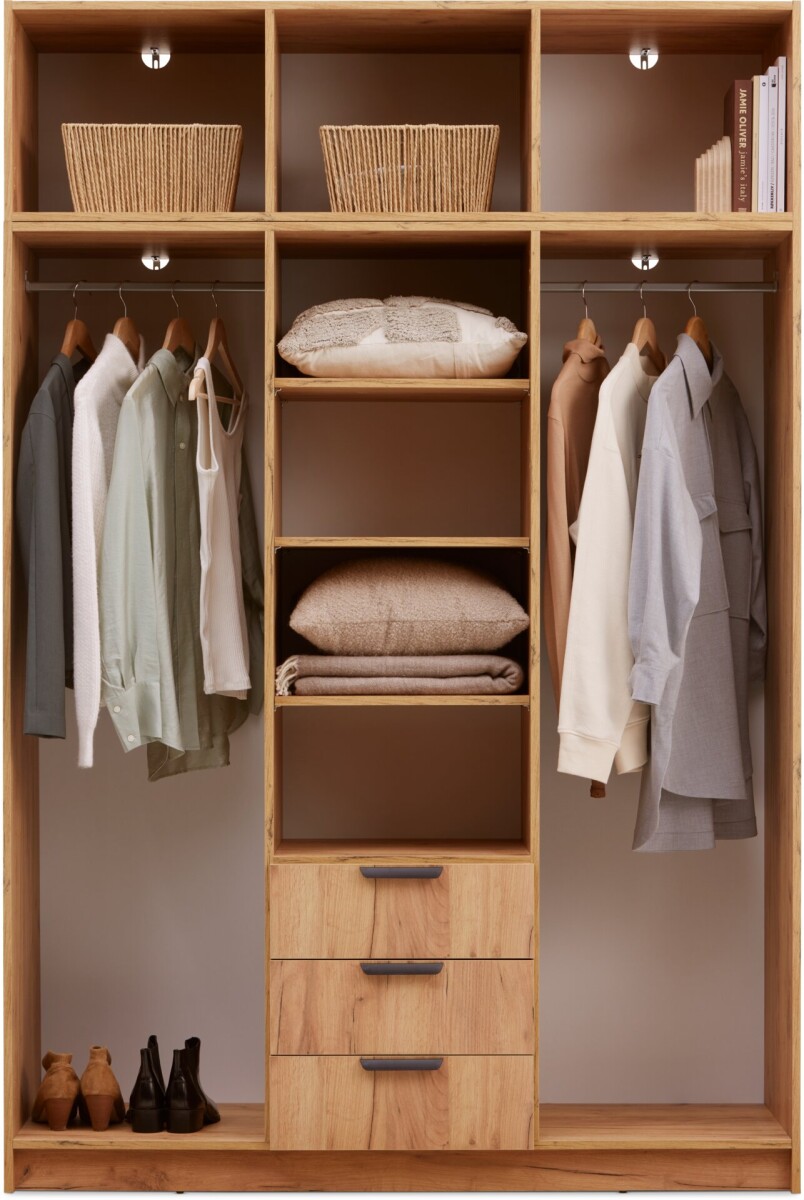 Aéreo JENSLEV 144x40 3 puertas color roble 