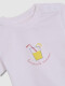 Camiseta Estampado Limonada Blanco