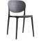 Silla Estela de jardin Negro
