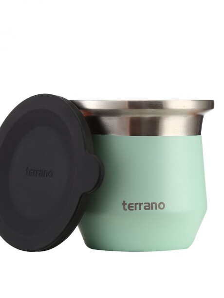 Mate Acero Flap Verde Agua