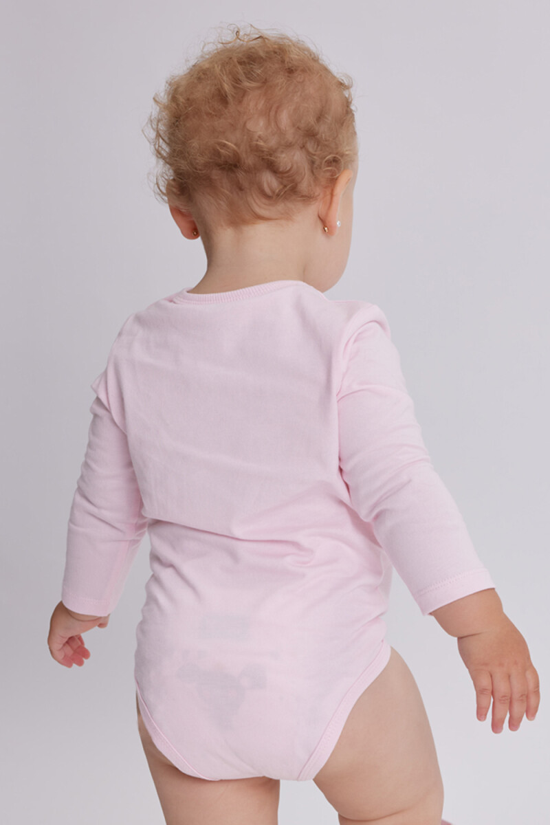 Body estampa Love Rosa