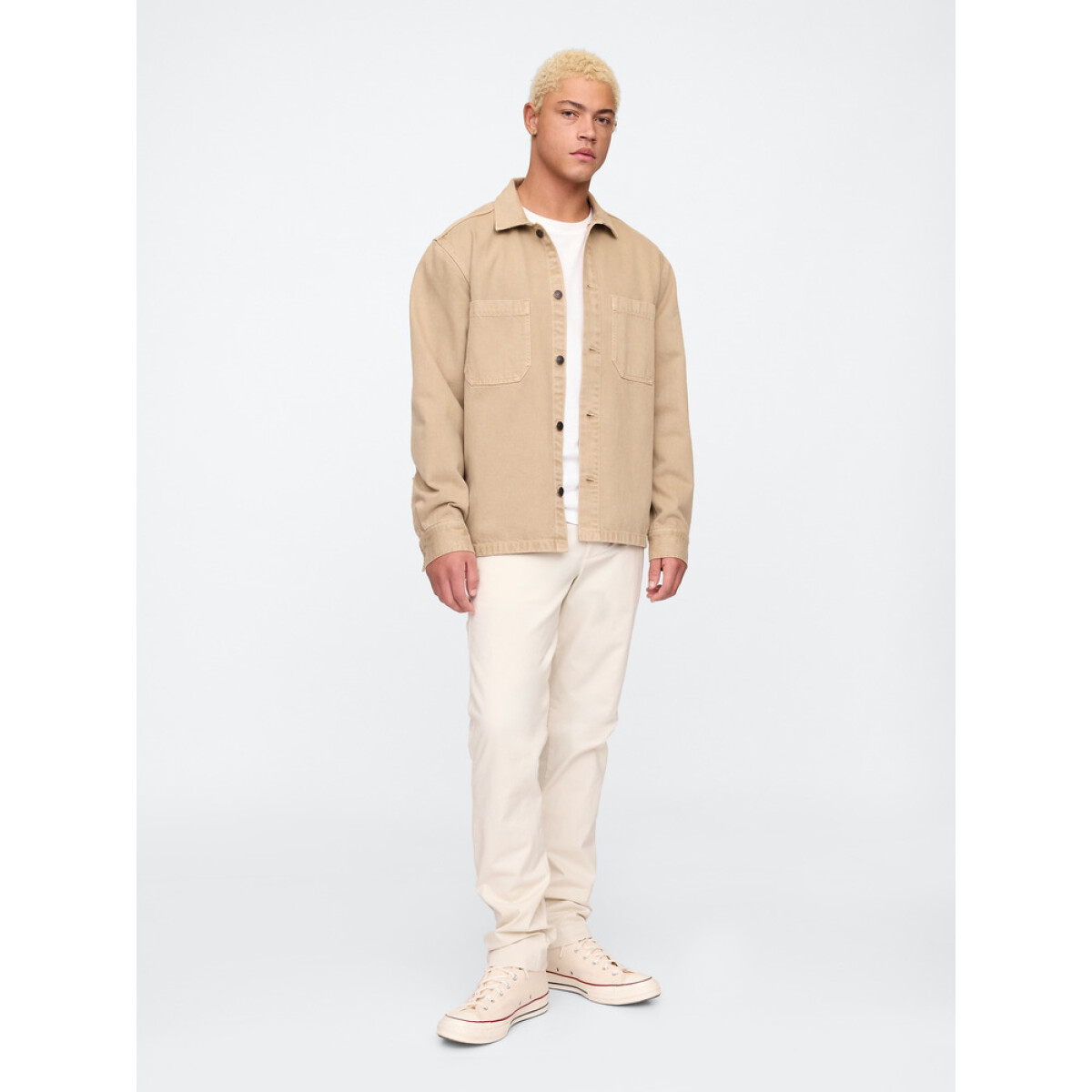 V-ESSENTIAL KHAKI SLIM FIT - CHINO DRAB 