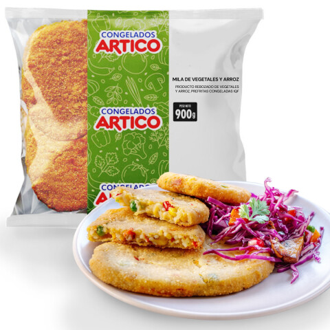 Milanesa De Vegetales y Arroz 900g Artico Milanesa De Vegetales y Arroz 900g Artico
