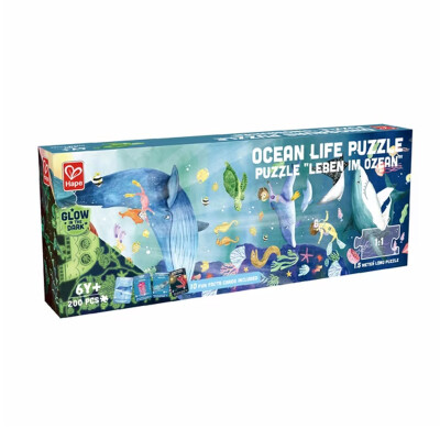 Puzzle Óceano Glow 1.5 m 200 piezas Hape Puzzle Óceano Glow 1.5 m 200 piezas Hape