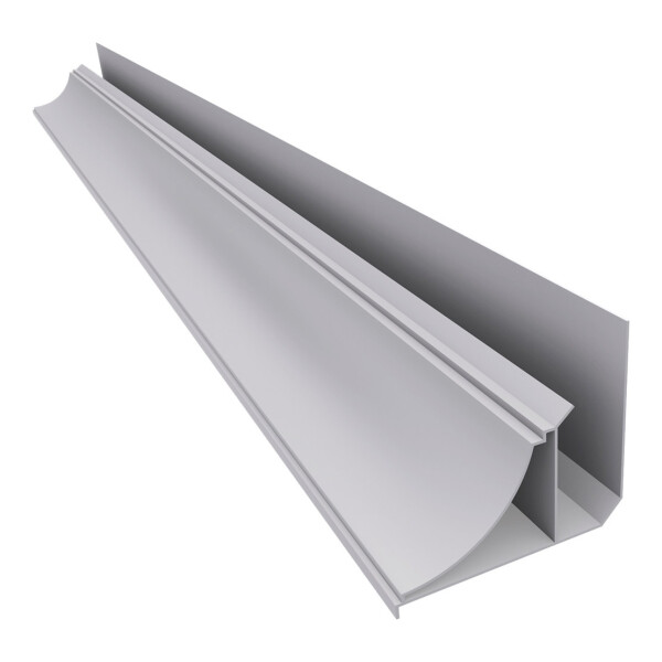 ÁNGULO PERIMETRAL PVC COLOR CINZA 6 METROS LINEALES ángulo Perimetral Pvc Color Cinza 6 Metros Lineales