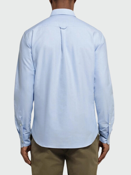 Camisa de algodón, Oxford Celeste