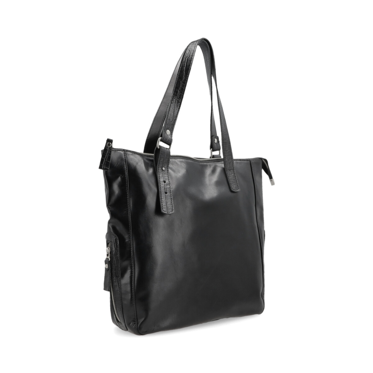 CARTERAS VENET - CUERO LYNN - NEGRO 