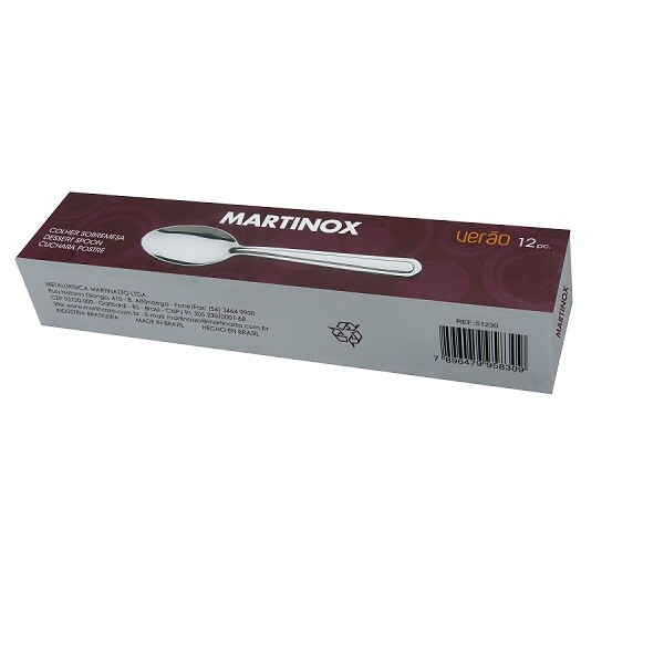 12 Cuchara Postre Acero Inoxidable Verao 12 Cuchara Postre Acero Inoxidable Verao