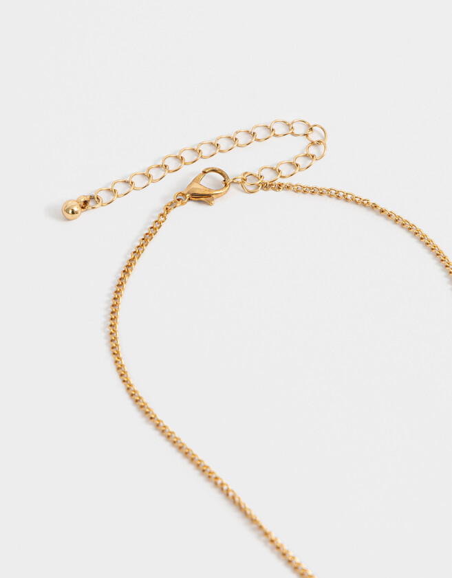 Collares Infantiles Con corazón Set De Collares Para Compartir Bff Corazón - Dorado