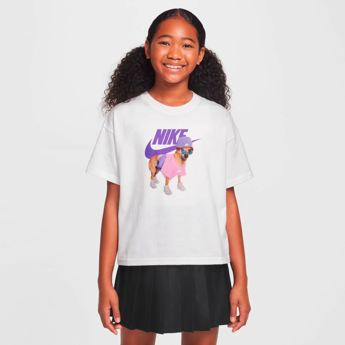 Camisetas Nike Sportwear tee de Niñas - Blanco 