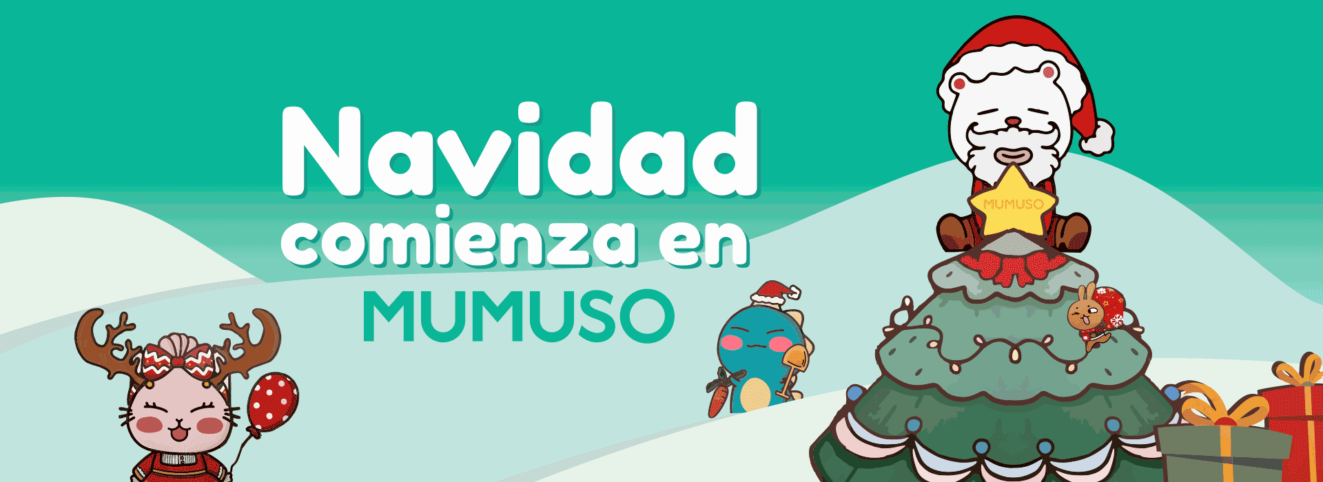 Navidad comienza en Mumuso!