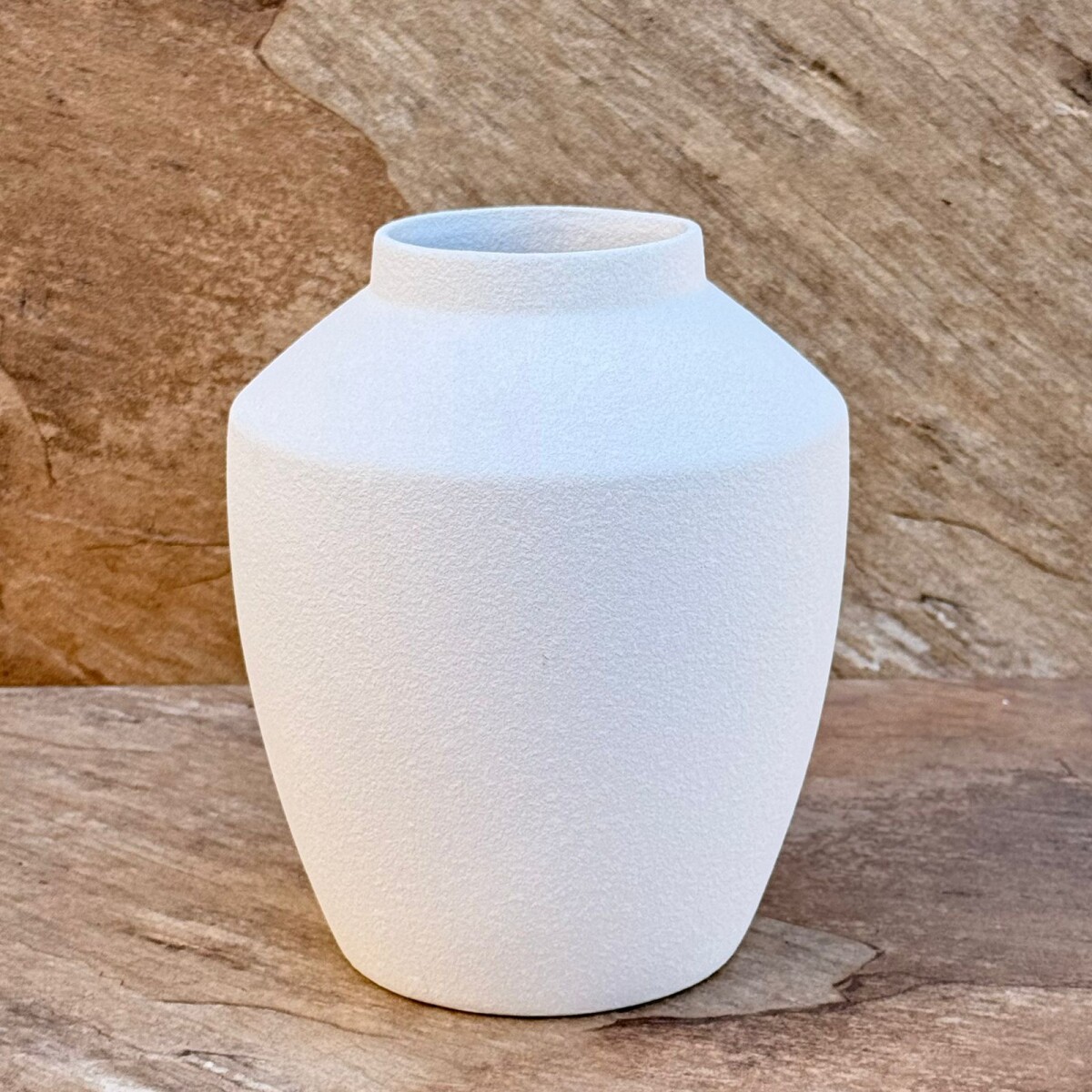Florero Decorativo De Ceramica 18.5cm x 18.5cm x 22.5cm 