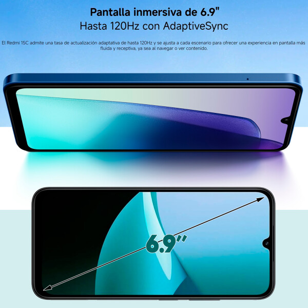 Xiaomi Redmi 15c 8gb (4+4) 256gb + Regalo PK XIAOMI 15C 8 (4+4) 256 AZUL + REGALO