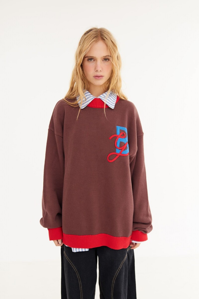 Sweater Frame Marron