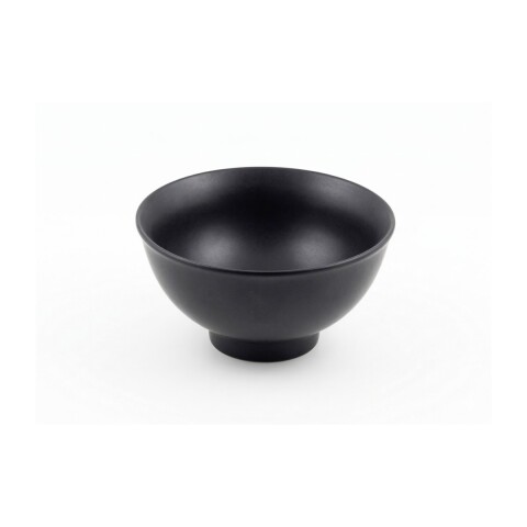 BOWL MELAMINA NEGRO 11X5.5CM Unica