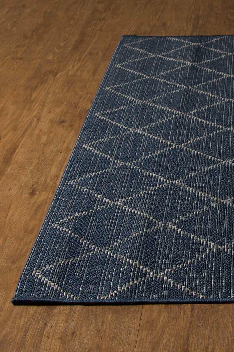 LINEO ALFOMBRA LINEO LIN/0084/H503/ 200X290 MIDNIGHT BLUE/WOOL