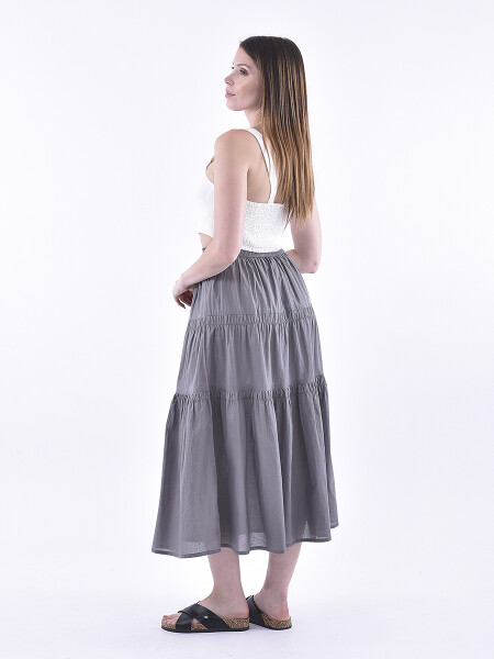 FALDA BOMBAI GRIS OSCURO