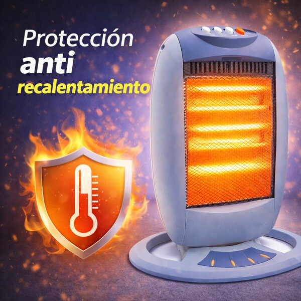 Estufa Halógena Kassel Ks-13 1200 W ESTUFA HALOGENA KASSEL KS-13 OSCILANTE