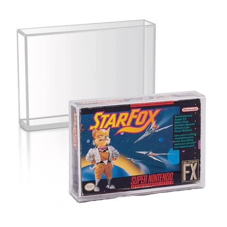Protectores para juegos de SNES y N64 (Caja)(2 protectores de acrilico) *No incluye juegos* Protectores para juegos de SNES y N64 (Caja)(2 protectores de acrilico) *No incluye juegos*