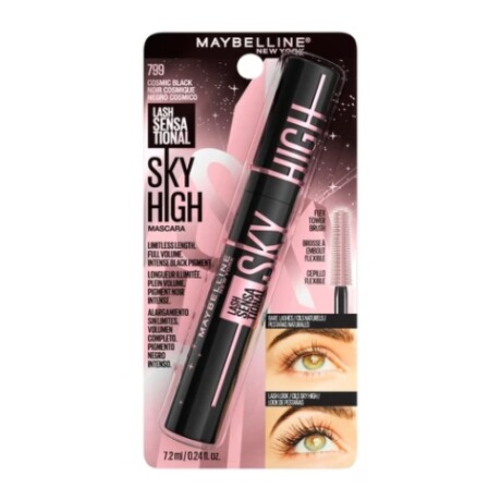 MAYBELLINE MASCARA DE PESTAÑAS SKY HIGH N°799 COSMIC BLACK MAYBELLINE MASCARA DE PESTAÑAS SKY HIGH N°799 COSMIC BLACK