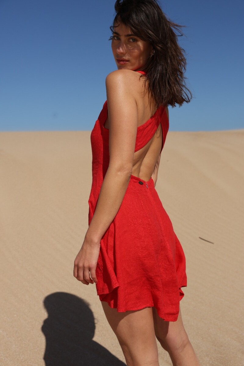 Vestido Flamenco - Rojo 