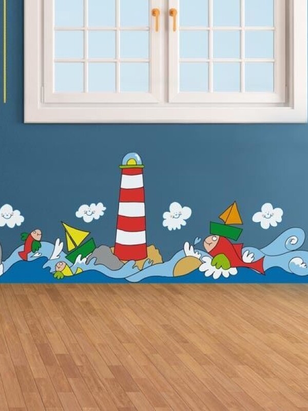 WALLPOPS SEA BORDER N/A