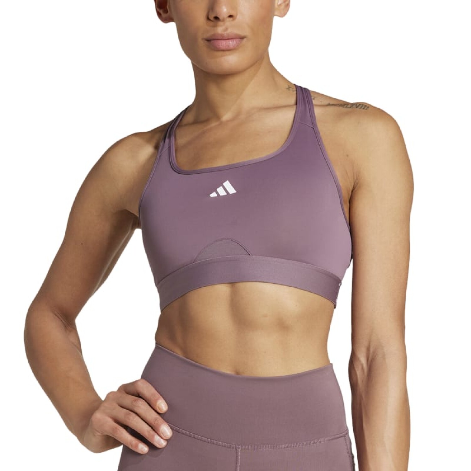 Bra Adidas Powerreact Training Violeta — Fitpoint