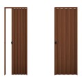 PUERTA PLEGABLE PVC COLOR MOGNO 60x210 CM Puerta Plegable Pvc Color Mogno 60x210 Cm