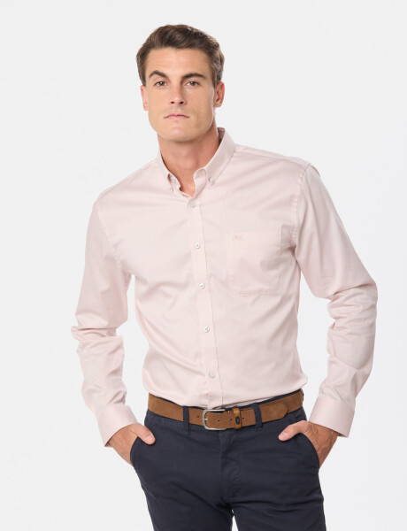 CAMISA LISA SPORT CON SPANDEX Rosa