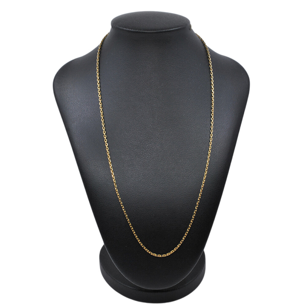 Cadena en oro 18k forcet. Largo 47cm Cadena en oro 18k forcet. Largo 47cm
