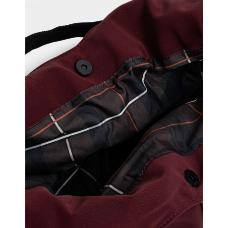 Cartera Shopper Rojo Burdeaux