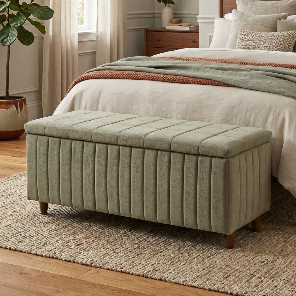 Baúl Pie De Cama Amplio 2 plazas 140cm - Ferrara Baúl Pie De Cama Amplio 2 plazas 140cm - Ferrara