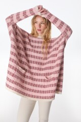 Sweater Tropea Rosa/Bordeaux